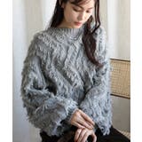 フリンジジャガードニット【AW】 | aimoha | 詳細画像15