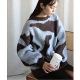 ゆったりアクリルモヘア起毛セーター【AW】 | aimoha | 詳細画像7