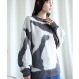 ゆったりアクリルモヘア起毛セーター【AW】 | aimoha | 詳細画像12