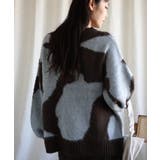 ゆったりアクリルモヘア起毛セーター【AW】 | aimoha | 詳細画像3