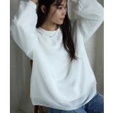 シアーシフォンレイヤードスウェット トレーナー | aimoha | 詳細画像8
