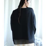 シアーシフォンレイヤードスウェット トレーナー | aimoha | 詳細画像21