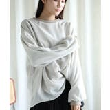 ベージュ | シアーシフォンレイヤードスウェット トレーナー | aimoha