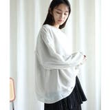 シアーシフォンレイヤードスウェット トレーナー | aimoha | 詳細画像30