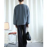 シアーシフォンレイヤードスウェット トレーナー | aimoha | 詳細画像42