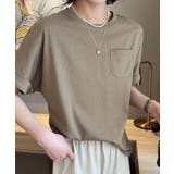 【Banico】シンプルポケット付きTシャツ | aimoha  | 詳細画像10 