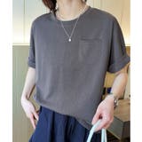 【Banico】シンプルポケット付きTシャツ | aimoha  | 詳細画像2 