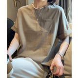 【Banico】シンプルポケット付きTシャツ | aimoha  | 詳細画像3 