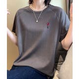 グレー | バルーンワンポイントTシャツ | aimoha