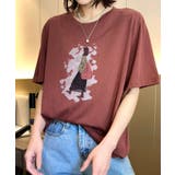 レトロイラストプリントTシャツ | aimoha | 詳細画像5