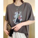 レトロイラストプリントTシャツ | aimoha | 詳細画像13
