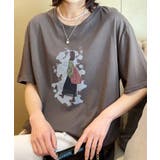 レトロイラストプリントTシャツ | aimoha | 詳細画像14