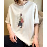 レトロイラストプリントTシャツ | aimoha | 詳細画像17