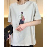 レトロイラストプリントTシャツ | aimoha | 詳細画像19