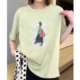 レトロイラストプリントTシャツ | aimoha | 詳細画像23