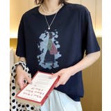 レトロイラストプリントTシャツ | aimoha | 詳細画像3