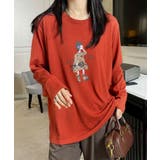 イラストプリントロングスリーブTシャツ | aimoha  | 詳細画像5 