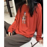 イラストプリントロングスリーブTシャツ | aimoha  | 詳細画像6 
