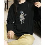 イラストプリントロングスリーブTシャツ | aimoha  | 詳細画像7 