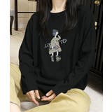 イラストプリントロングスリーブTシャツ | aimoha  | 詳細画像8 