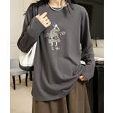 イラストプリントロングスリーブTシャツ | aimoha  | 詳細画像11 