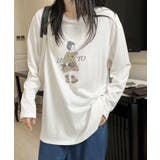 イラストプリントロングスリーブTシャツ | aimoha  | 詳細画像13 