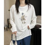 イラストプリントロングスリーブTシャツ | aimoha  | 詳細画像15 