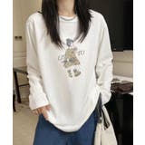 イラストプリントロングスリーブTシャツ | aimoha  | 詳細画像16 