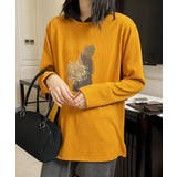 プリントカジュアルロングスリーブTシャツ | aimoha  | 詳細画像5 