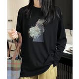 プリントカジュアルロングスリーブTシャツ | aimoha  | 詳細画像7 