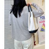 ボーダーヘンリーネック長袖Tシャツ | aimoha  | 詳細画像7 