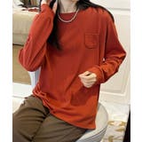 ポケット付きシンプルロングスリーブTシャツ | aimoha  | 詳細画像11 