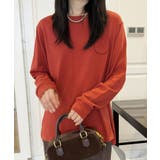 ポケット付きシンプルロングスリーブTシャツ | aimoha  | 詳細画像12 