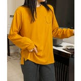 ポケット付きシンプルロングスリーブTシャツ | aimoha  | 詳細画像13 
