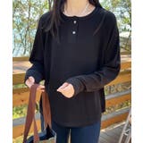 ヘンリーネック長袖Tシャツ | aimoha  | 詳細画像4 