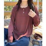 ヘンリーネック長袖Tシャツ | aimoha  | 詳細画像6 