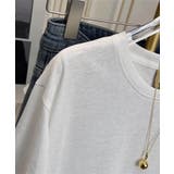 ロゴデザインシンプル半袖Tシャツ | aimoha | 詳細画像10