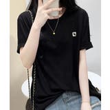 ロゴデザインシンプル半袖Tシャツ | aimoha | 詳細画像18