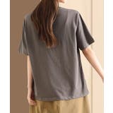 ロゴデザインシンプル半袖Tシャツ | aimoha | 詳細画像24
