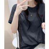 ロゴデザインシンプル半袖Tシャツ | aimoha | 詳細画像25