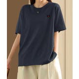 ロゴデザインシンプル半袖Tシャツ | aimoha | 詳細画像26