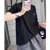 ロゴデザインシンプル半袖Tシャツ | aimoha | 詳細画像32