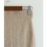 【DECADE CLASSIC】カシミヤ100％ 葉柄スカート | DECADECLASSIC | 詳細画像2 