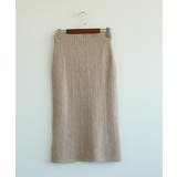 【DECADE CLASSIC】カシミヤ100％ 葉柄スカート | DECADECLASSIC | 詳細画像1 