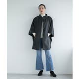 【DECADE CLASSIC】ベルト付きステンカラーコート | DECADECLASSIC | 詳細画像1 