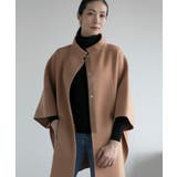 キャメル | 【DECADE CLASSIC】ベルト付きステンカラーコート | DECADECLASSIC