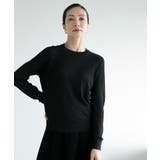 ブラック | 【DECADECLASSIC】薄手Uネックプルオーバー | DECADECLASSIC