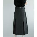 【DECADECLASSIC】ベルト付きプリーツスカート | DECADECLASSIC | 詳細画像2 