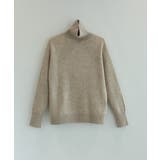 ベージュ | 【DECADECLASSIC】ウール100％ハイネックプルオーバー | DECADECLASSIC