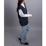 5Gシャギーロングニットベスト | aimoha  | 詳細画像25 